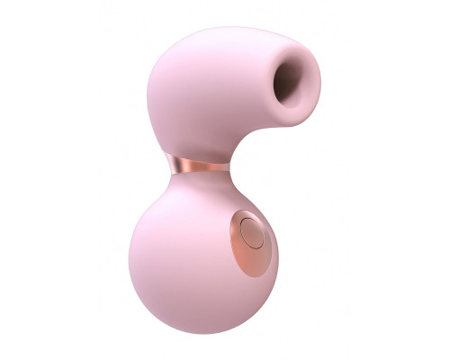 Розовый клиторальный вакуум-волновой массажер Irresistible Invincible