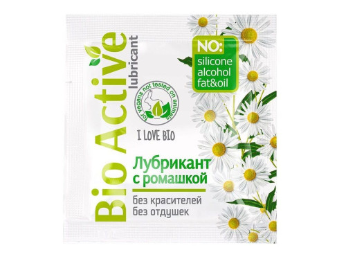 Пробник лубриканта на водной основе Bio Active - 3 гр.