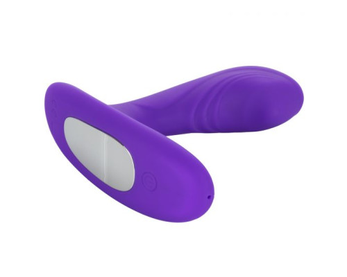 Фиолетовый вибромассажёр простаты Silicone Remote Pinpoint Pleaser