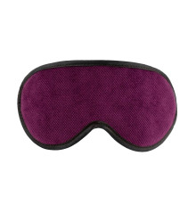 Фиолетовая сплошная маска на резиночке с черной окантовкой