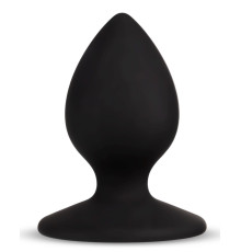 Черная анальная пробка Slut Plug - 6,3 см.