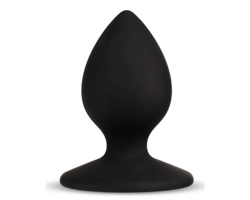 Черная анальная пробка Slut Plug - 6,3 см.
