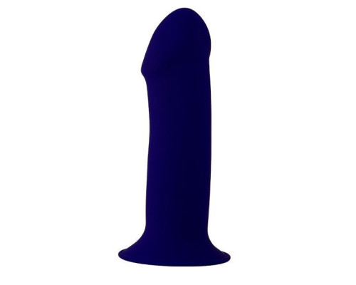 Синий фаллоимитатор-реалистик PREMIUM THICK DILDO 7INCH - 18 см.