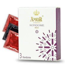 Микс-набор презервативов AMOR Mix - 3 шт.