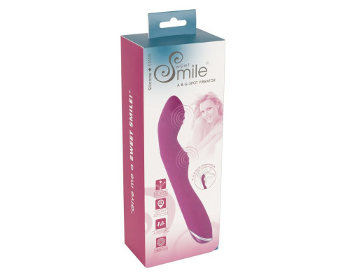 Фиолетовый вибратор A   G-Spot Vibrator - 23,5 см.