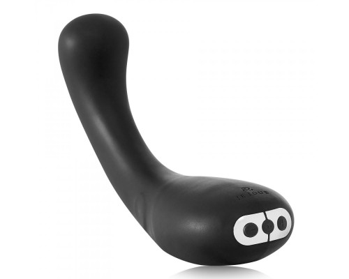 Черный гнущийся вибратор G-Kii G-Spot   Clitoral Vibrator - 23 см.