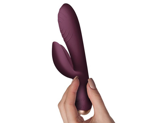 Фиолетовый вибратор-кролик Climaximum Spirit - 18 см.