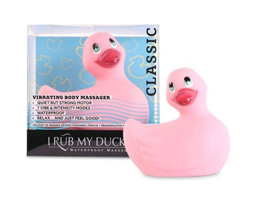 Розовый вибратор-уточка I Rub My Duckie 2.0