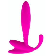 Розовый стимулятор простаты Beginner P-Spot Massager - 12 см.