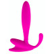 Розовый стимулятор простаты Beginner P-Spot Massager - 12 см.