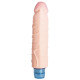 Телесный вибромассажёр Vibro Realistic Cock Dildo - 17,4 см.