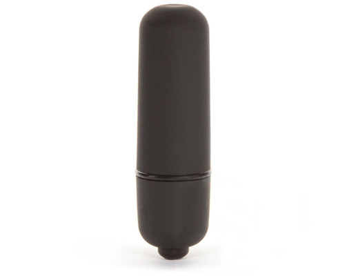 Черная вибропуля X-Basic Bullet Mini 10 speeds - 5,9 см.