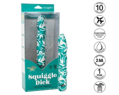 Волнообразный вибратор Squiggle Dick - 15,25 см.