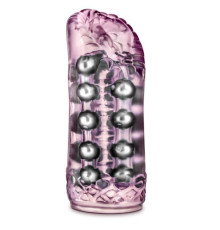 Розовый мастурбатор-вагина со стимулирующими бусинами Super Stroker