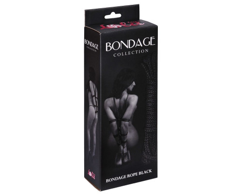 Черная веревка Bondage Collection Black - 9 м.