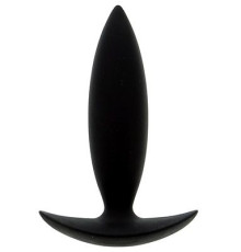 Чёрная мини-пробка для анальной стимуляции BOOTYFUL ANAL PLUG XTRA SMALL BLACK - 9 см.