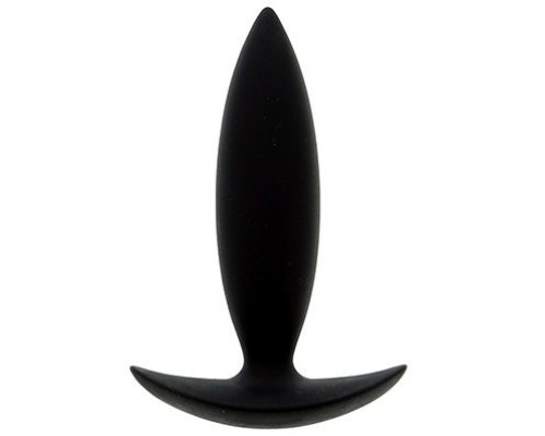 Чёрная мини-пробка для анальной стимуляции BOOTYFUL ANAL PLUG XTRA SMALL BLACK - 9 см.