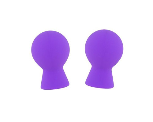 Фиолетовые присоски для груди LIT-UP NIPPLE SUCKERS SMALL PURPLE