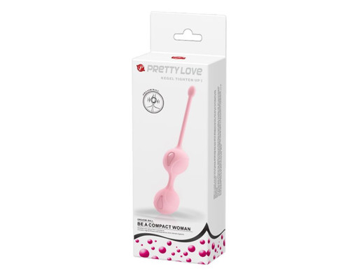 Нежно-розовые вагинальные шарики Kegel Tighten Up I