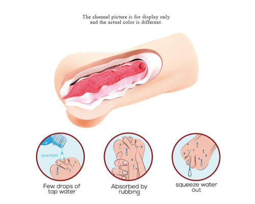 Компактный мастурбатор-вагина с эффектом смазки
