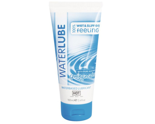 Лубрикант на основе чистой родниковой воды WaterLube - 100 мл.