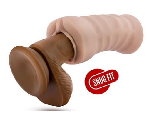 Телесный мастурбатор-вагина с вибропулей Ashley