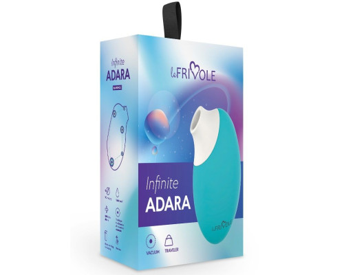 Аквамариновый вакуумный стимулятор клитора Adara