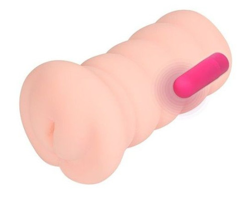 Телесный вибромастурбатор-вагина Gloria Auto