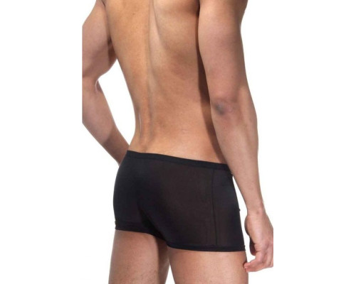 Черные низкие трусы-боксеры