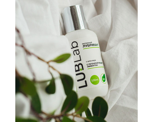 Регенерирующий лубрикант на водной основе с алоэ вера LUBLab - 100 мл.