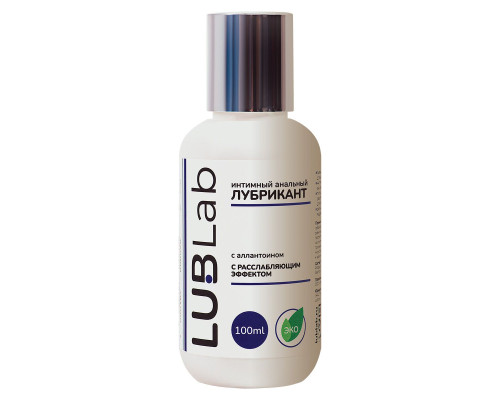 Расслабляющий анальный лубрикант на водной основе с аллантоином LUBLab - 100 мл.