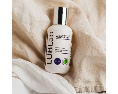 Расслабляющий анальный лубрикант на водной основе с аллантоином LUBLab - 100 мл.