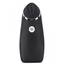 Черный перезаряжаемый мастурбатор для мужчин Pink Vibe