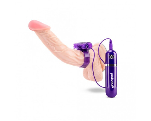 Набор из 2 фиолетовых эрекционных колец с вибрацией