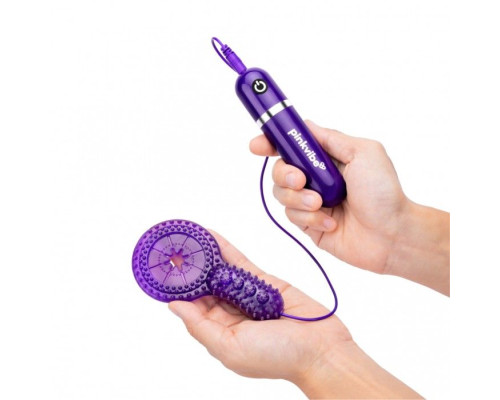 Набор из 2 фиолетовых эрекционных колец с вибрацией