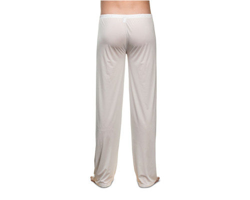 Белые полупрозрачные мужские брюки