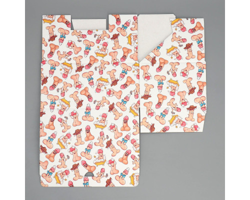 Сборная подарочная коробка «Веселые джентельмены» -  22 х 15 х 10 см.