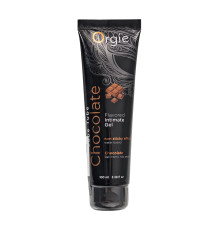 Интимный гель на водной основе Lube Tube Chocolate с шоколадным вкусом - 100 мл.