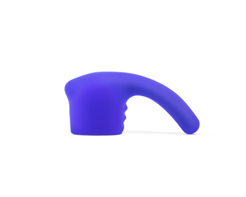 Фиолетовая насадка для wand-вибромассажера Deluxe Silicone G-Spot Wand Attachment