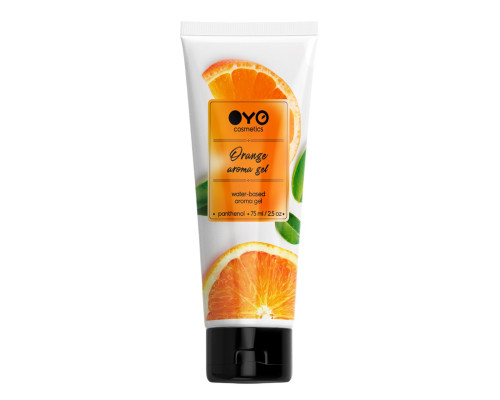 Лубрикант на водной основе OYO Aroma Gel Orange с ароматом апельсина - 75 мл.