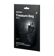Черный мешочек для хранения игрушек Treasure Bag L