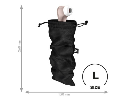 Черный мешочек для хранения игрушек Treasure Bag L