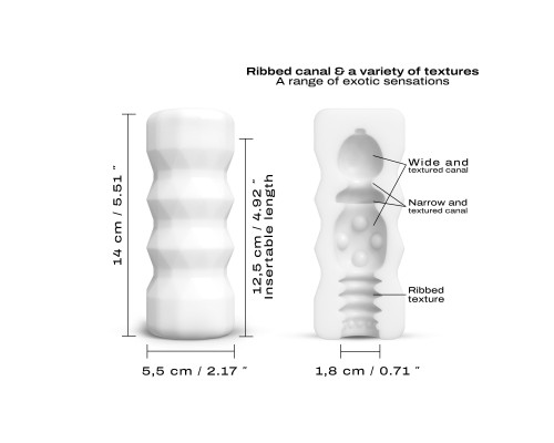 Белый мастурбатор Dorcel Cup Exotic