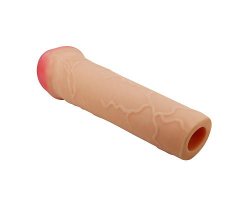 Телесная насадка-удлинитель на пенис Nile - 16,5 см.