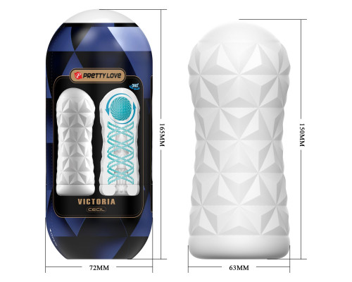 Белый мастурбатор Victoria