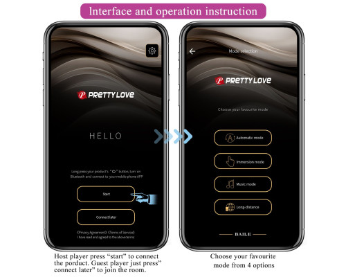 Сливовый G-стимулятор с управлением через приложение Baird