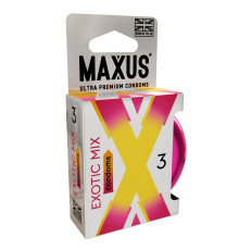 Ароматизированные презервативы Maxus Exotic Mix - 3 шт.