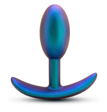 Синяя анальная пробка со смещенным центром тяжести The Nebula Plug - 9 см.