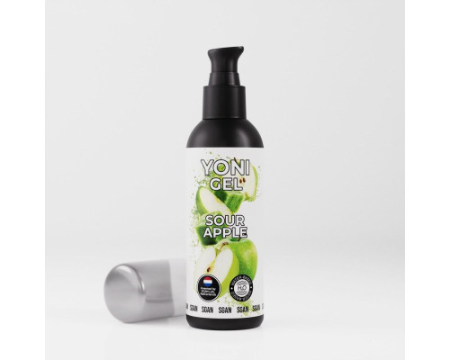 Лубрикант для орального секса SGAN со вкусом кислого яблока - 100 мл.