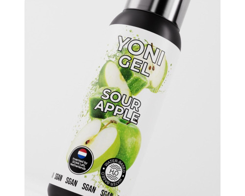 Лубрикант для орального секса SGAN со вкусом кислого яблока - 100 мл.